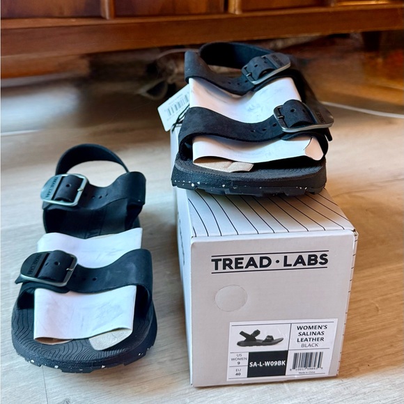 Tread Labs Salinas Leather Sandals NWT - Picture 1 of 4